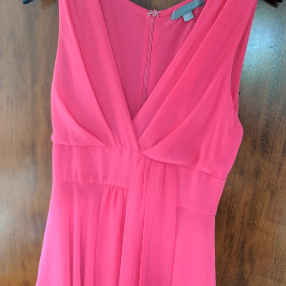 Hot pink dress